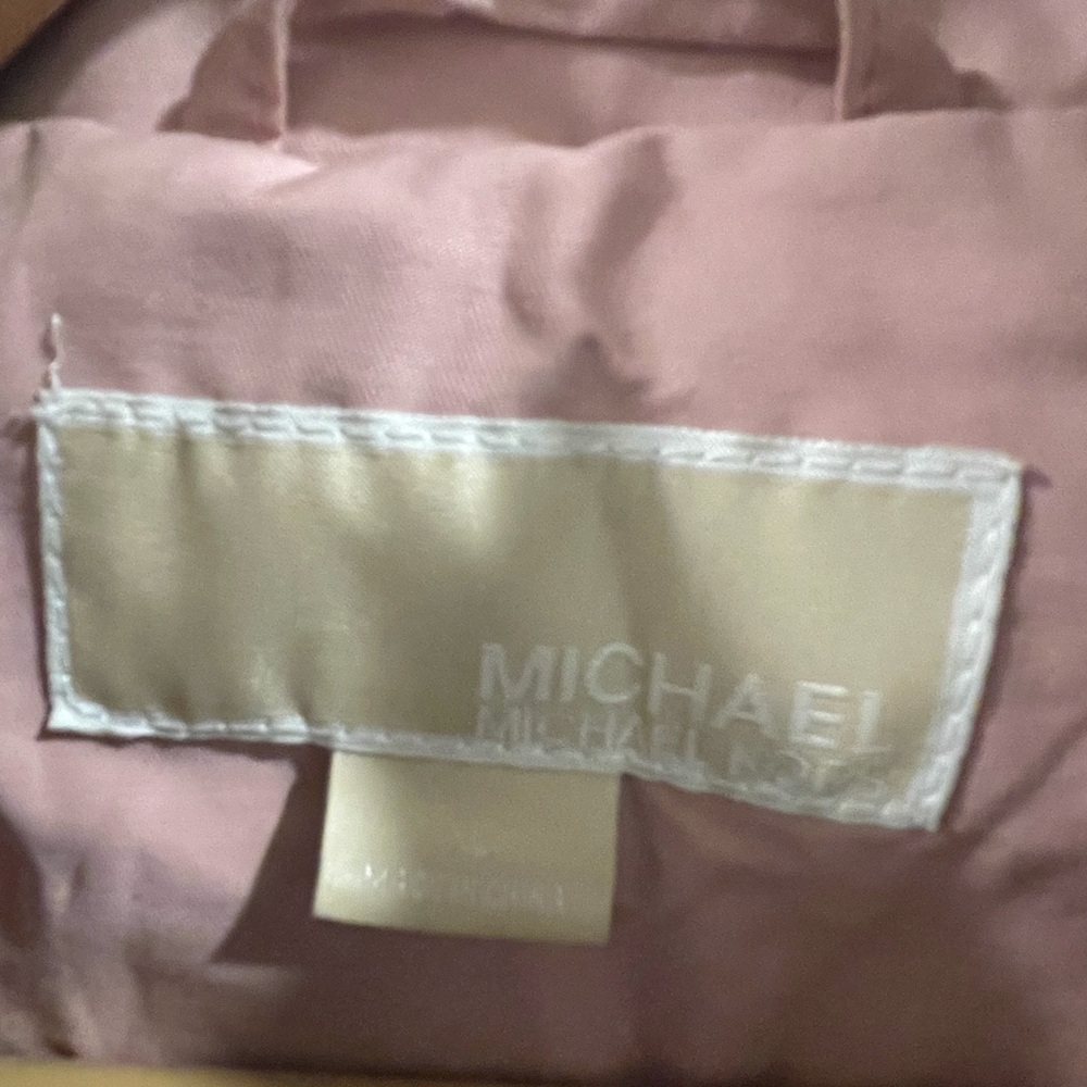 Michael Kors Women's Pink Trench Coat with Belt - Picture 3 of 5